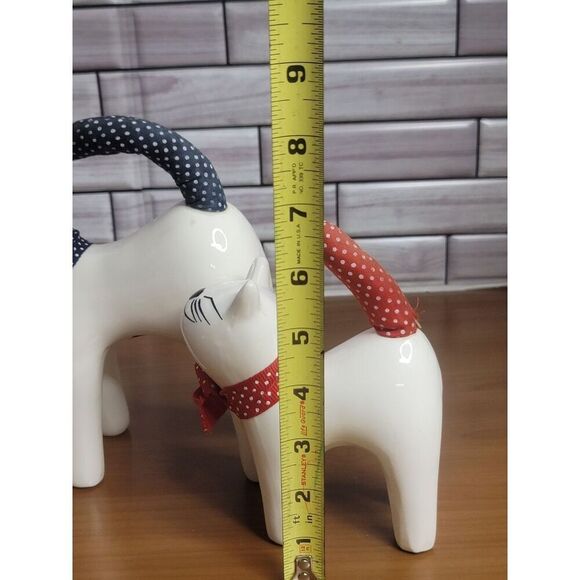 Set of 2 Enesco Smiling Cats - Picture 9 of 10